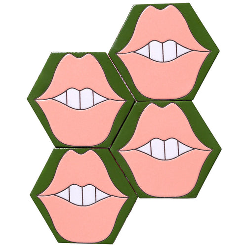 ARTO Palm Royale Pucker Up 2 - 6" Hexagon — per piece