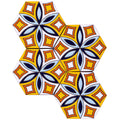 ARTO Palm Royale Sea Spray 2 - 6" Hexagon — per piece