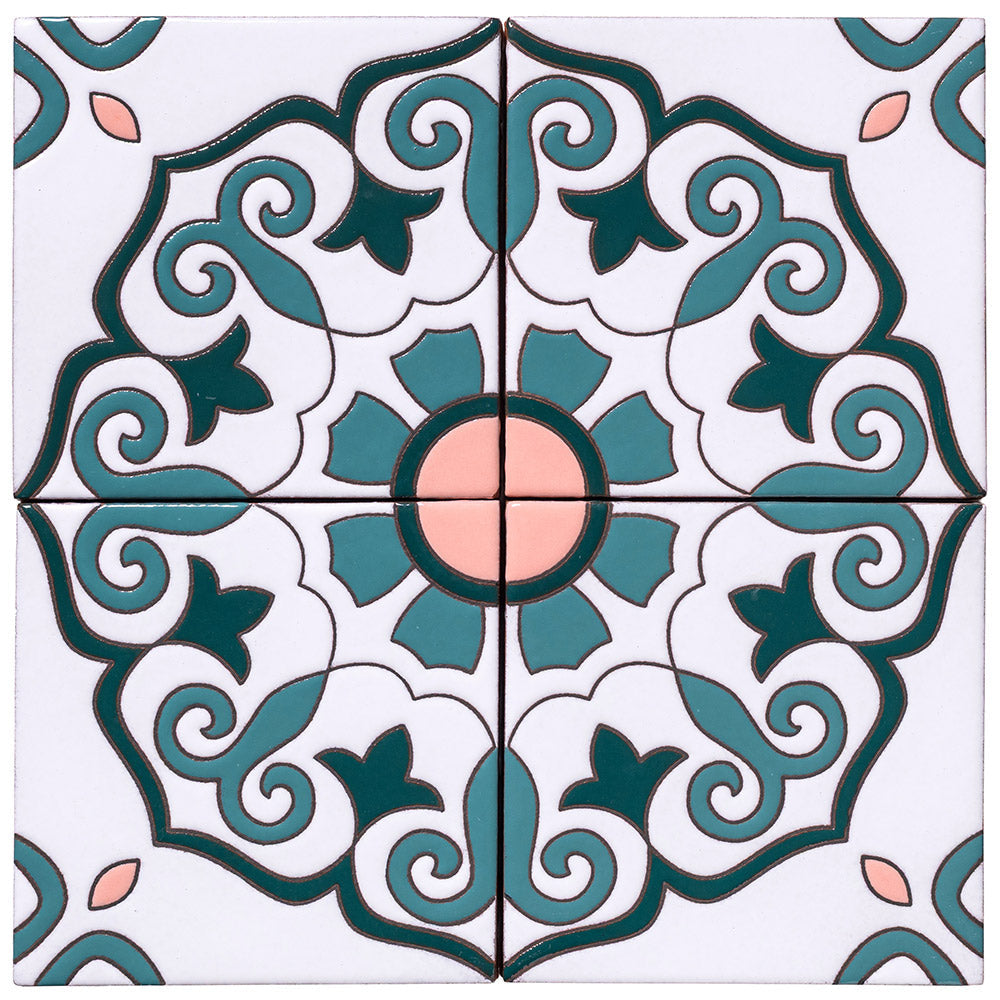 ARTO Palm Royale Seaside Scroll 2  - 6x6 — per piece