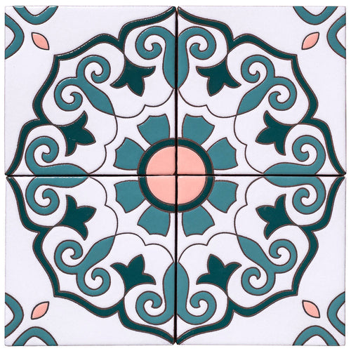 ARTO Palm Royale Seaside Scroll 2  - 6x6 — per piece