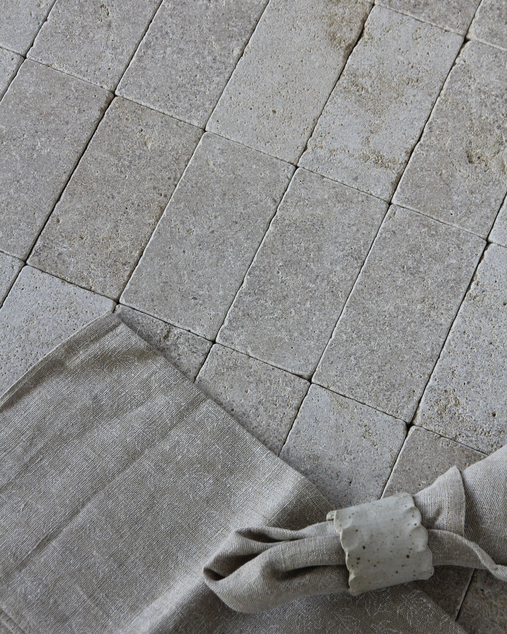 Moroccan Limestone Brick Sahara by Tiles of Ezra