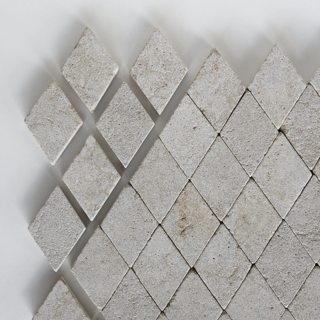 Moroccan Limestone Diamond Sahara by Tiles of Ezra