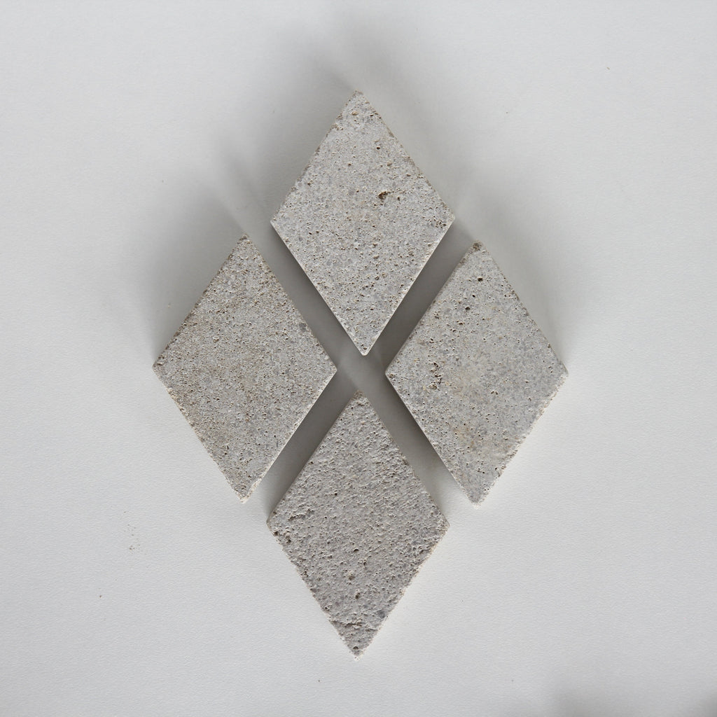 Moroccan Limestone Diamond Sahara by Tiles of Ezra