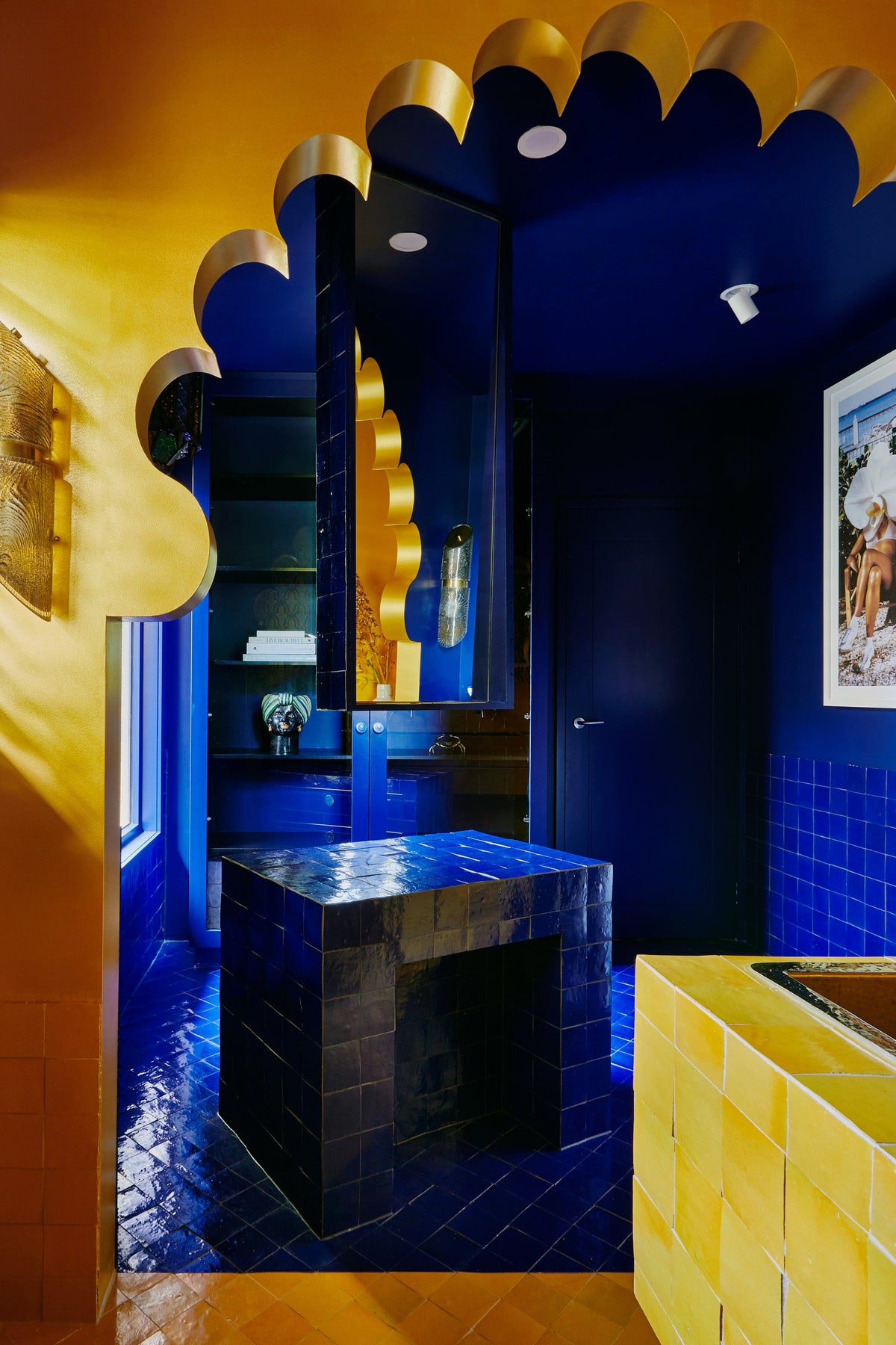 Moroccan Zellige Square Cobalt by Tiles of Ezra