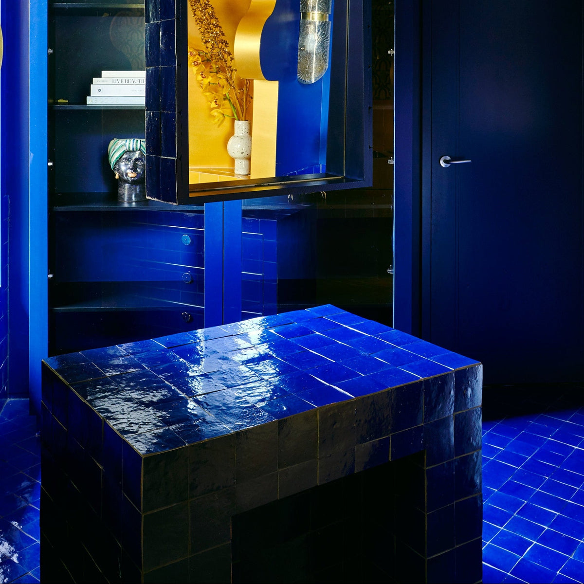 Moroccan Zellige Square Cobalt by Tiles of Ezra