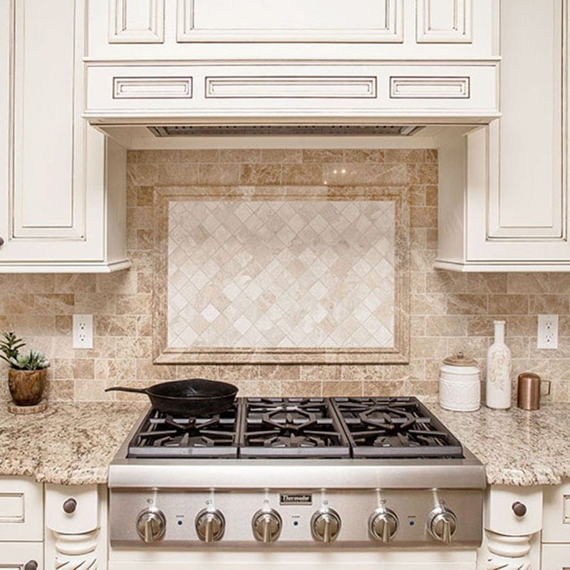 Diana Royal Honed 2x2 Marble Mosaic — 12 × 12 × 3/8 in