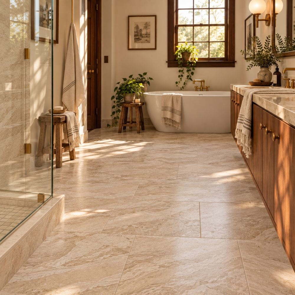 Diana Royal Honed Marble Tile — 12 × 24 × 1/2 in