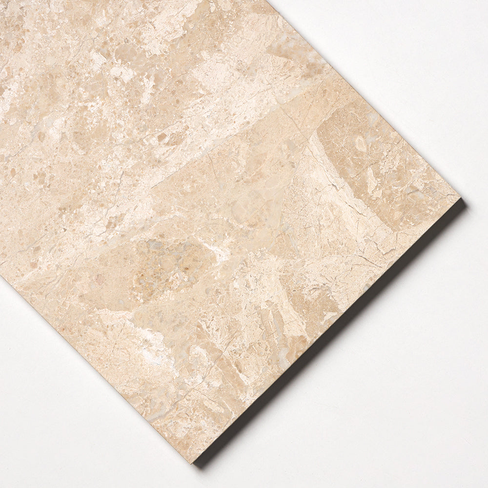 Diana Royal Honed Marble Tile — 12 × 24 × 1/2 in