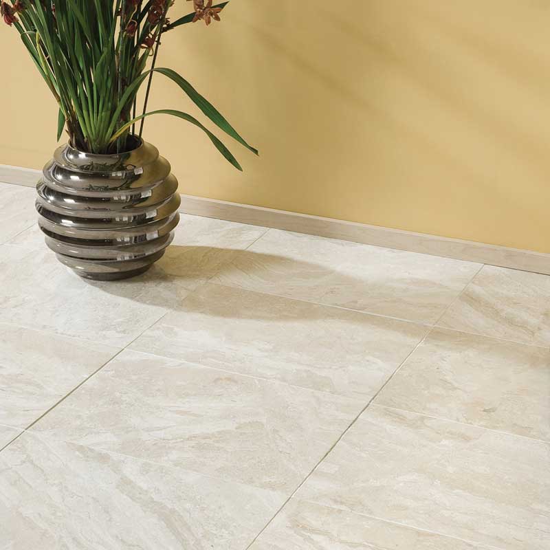 Diana Royal Honed Marble Tile — 18 × 18 × 1/2 in