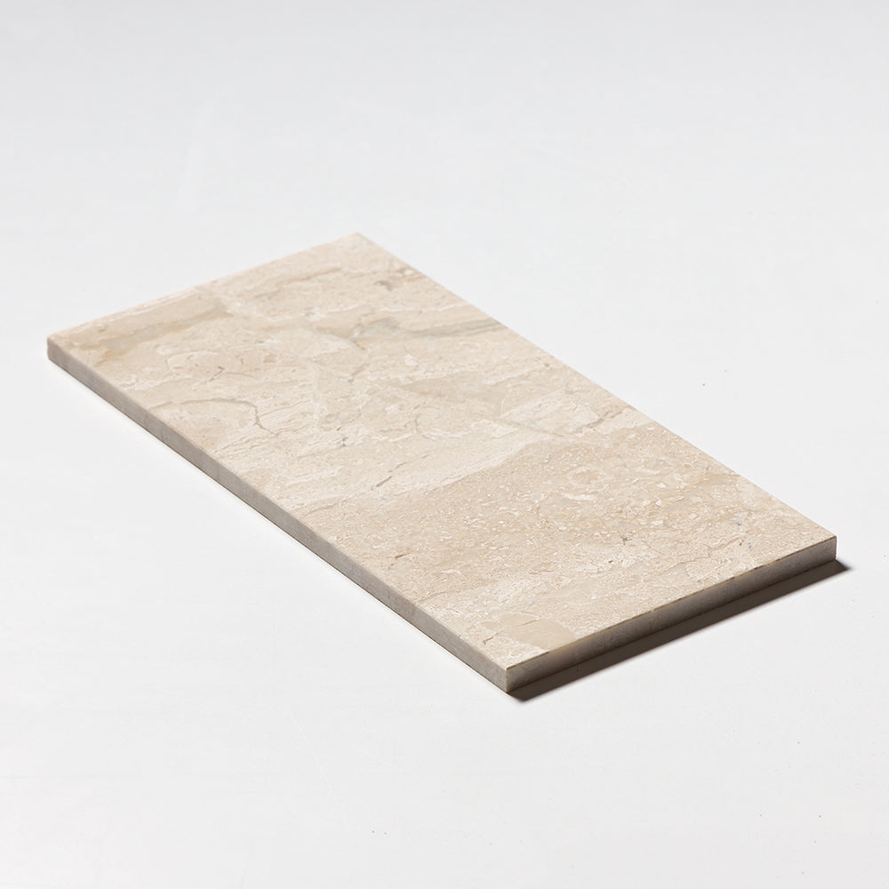 Diana Royal Polished Marble Tile — 6 × 12 × 3/8 mic. bev. in