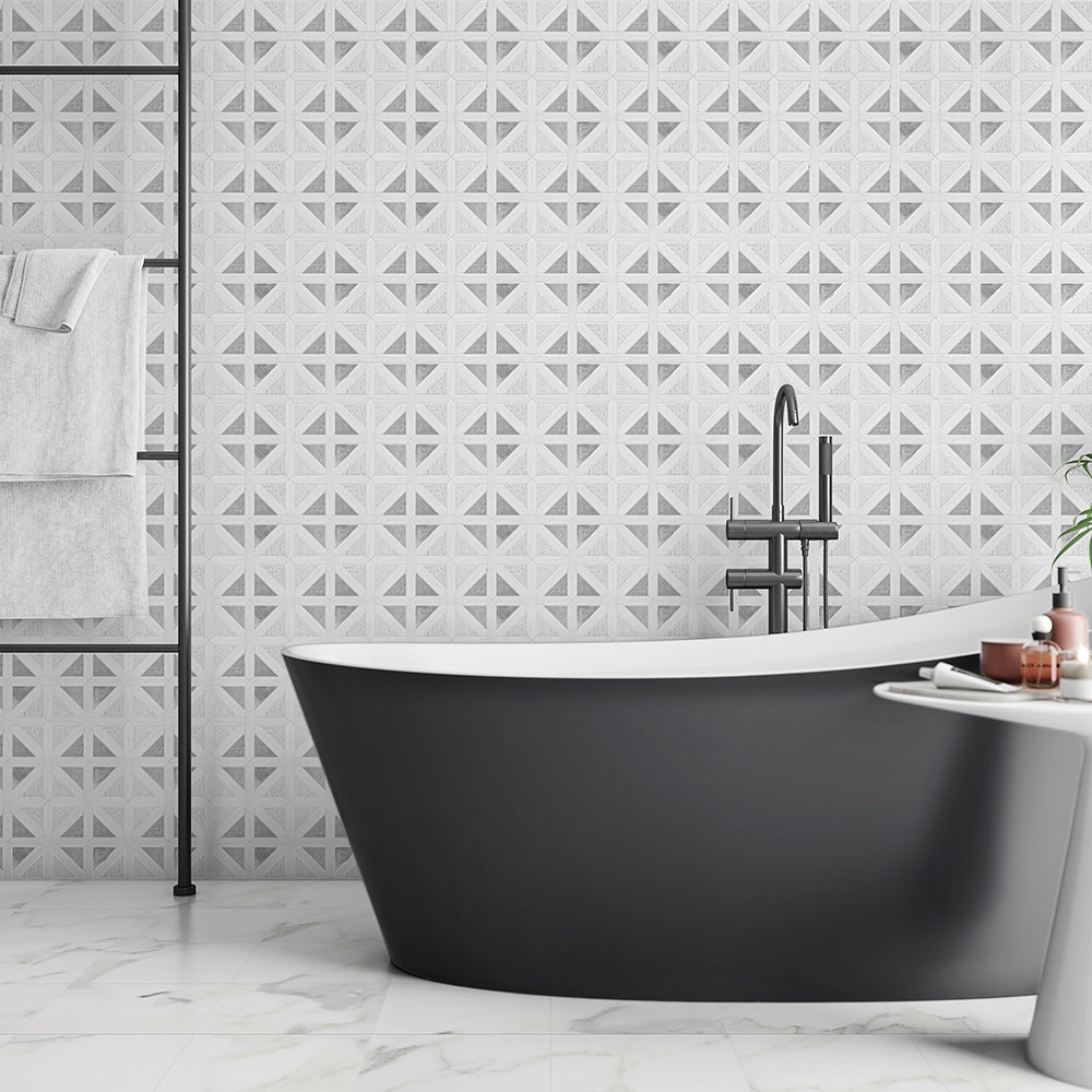 Calacatta Gold Honed Marble Tile — 12 × 12 × 3/8 in