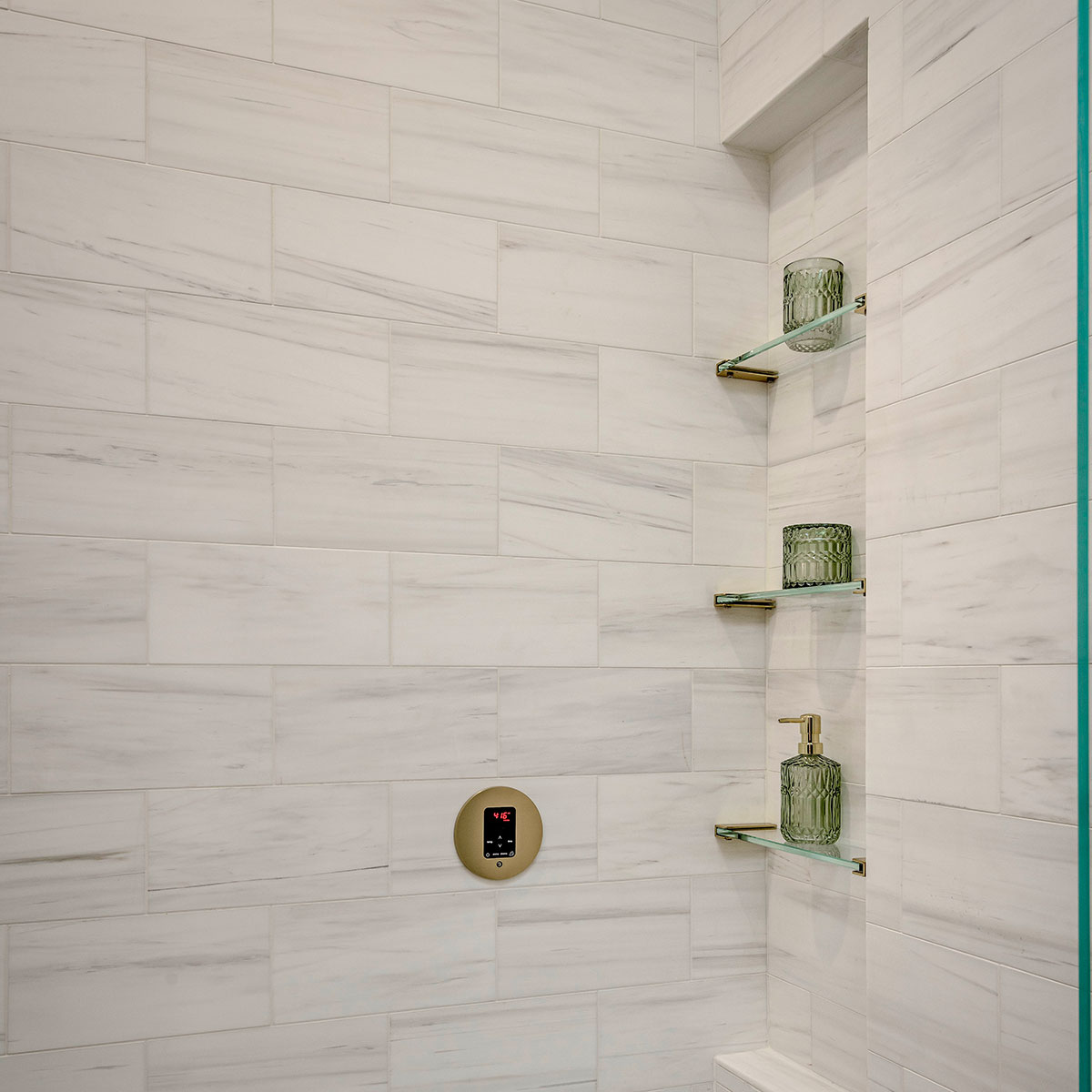 Bianco Dolomiti Classic Honed Marble Tile — 6 × 12 × 3/8 in