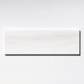 Bianco Dolomiti Classic Honed Subway Marble Tile — 4 × 12 × 3/8 in