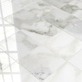 Calacatta Gold Honed Marble Tile — 12 × 12 × 3/8 in