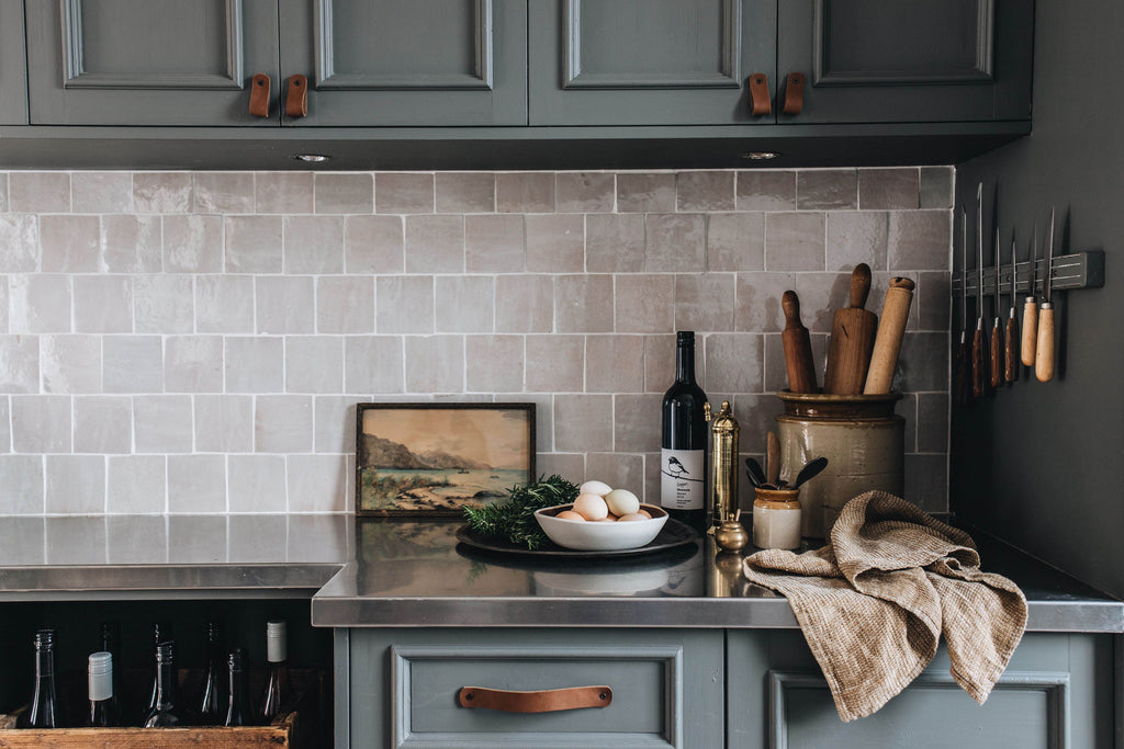 Moroccan Zellige Square Dust by Tiles of Ezra
