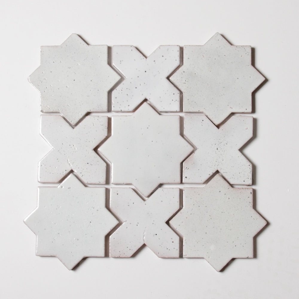 Tierra Estrela Nieve Punto by Tiles of Ezra