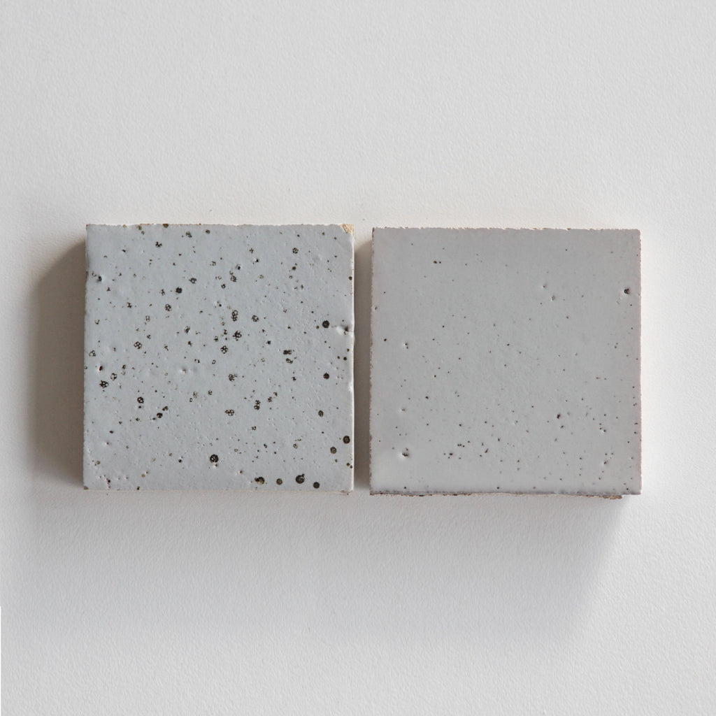 Tierra Square Nieve Punto by Tiles of Ezra
