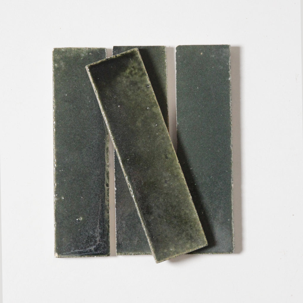 Tierra Linear Oscuro by Tiles of Ezra