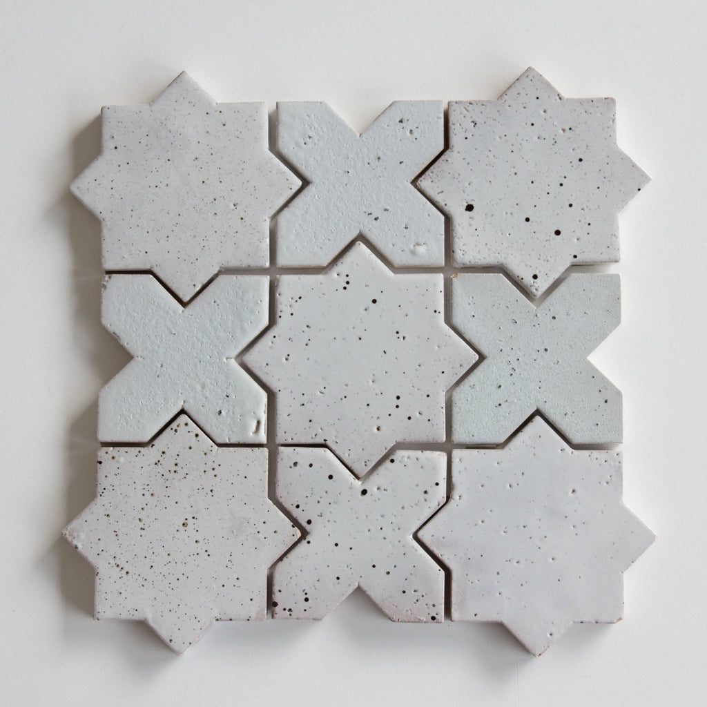 Tierra Estrela Nieve Punto by Tiles of Ezra