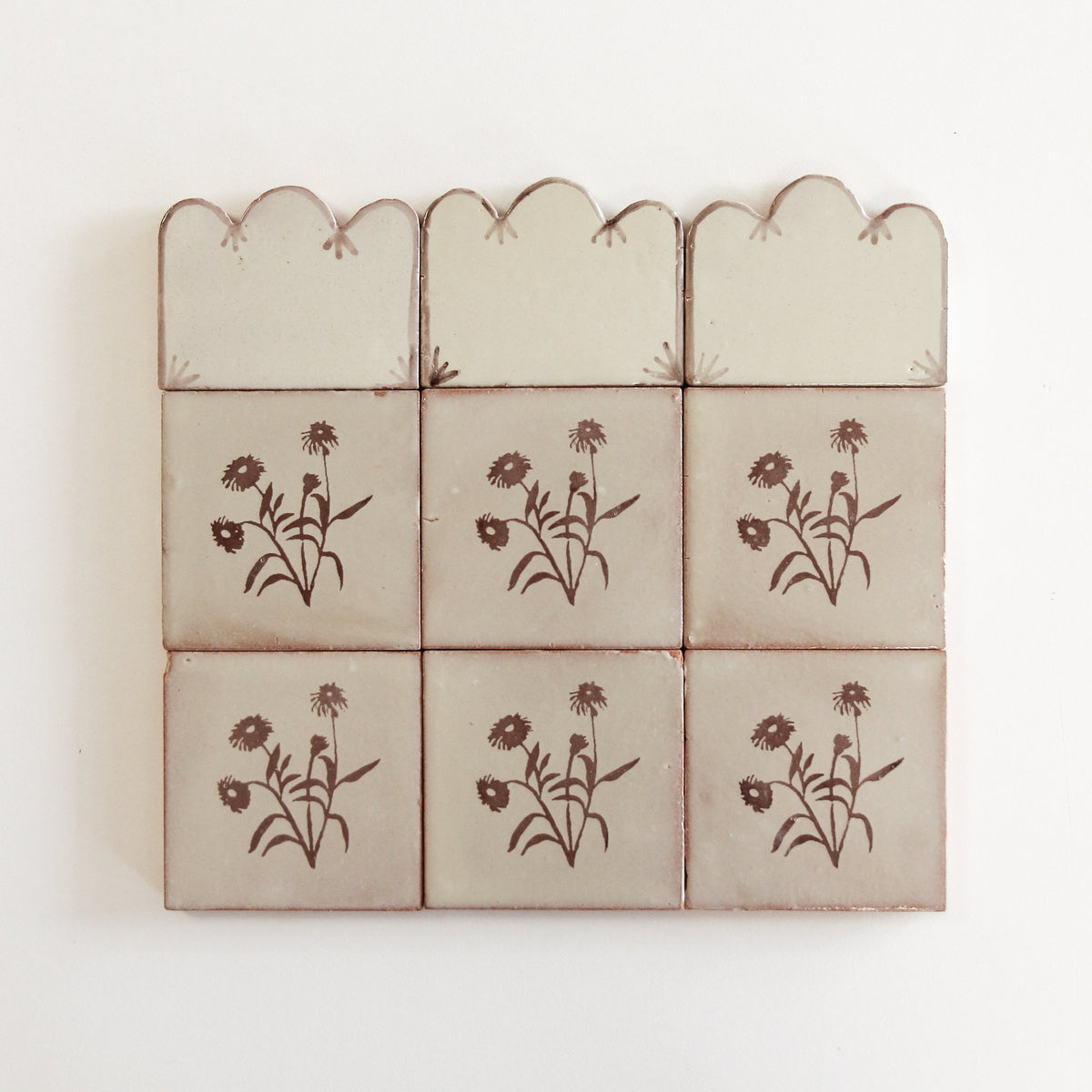 Amano Tres Choc Border by Tiles of Ezra