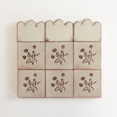 Amano Tres Choc Border by Tiles of Ezra