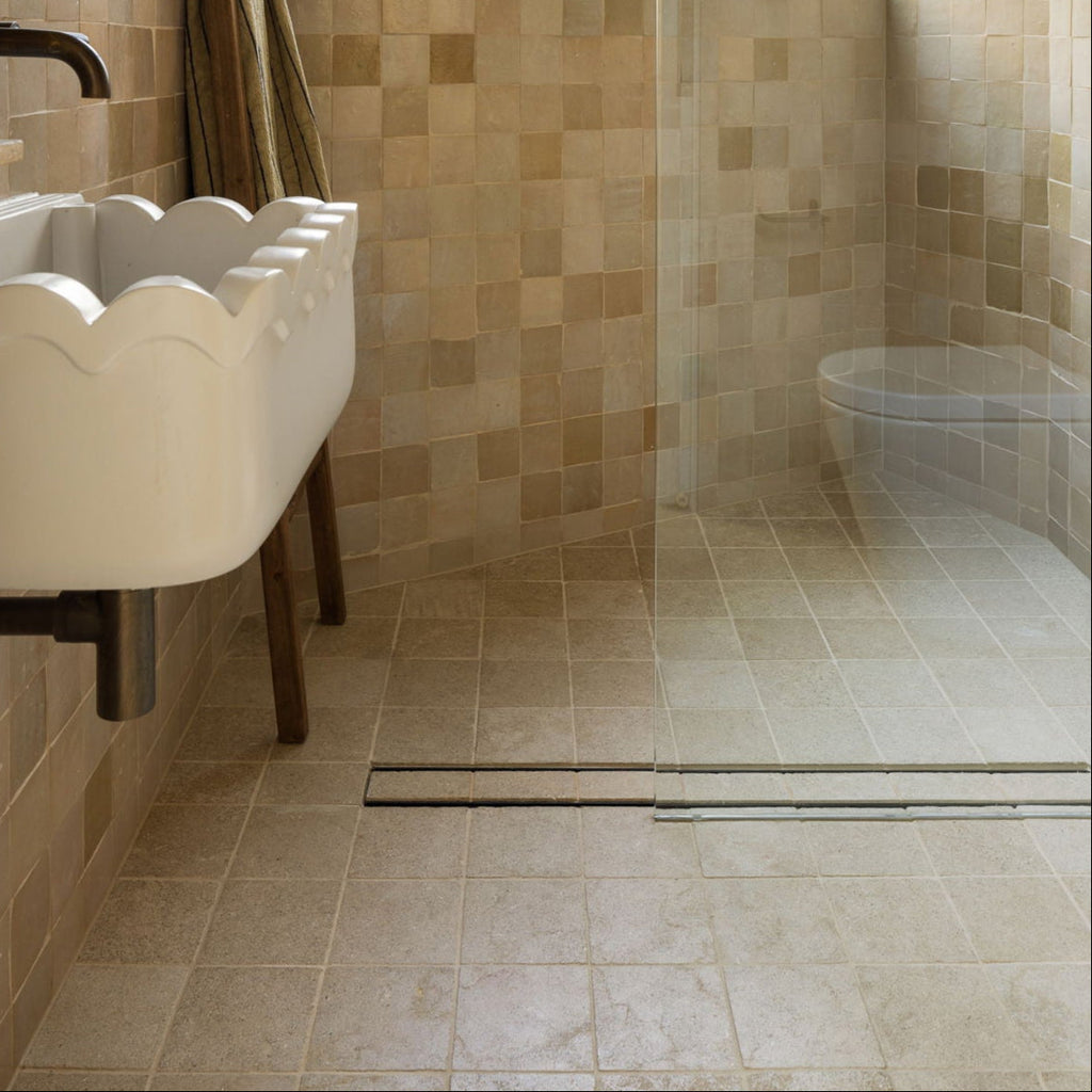 Moroccan Limestone Field Sahara by Tiles of Ezra