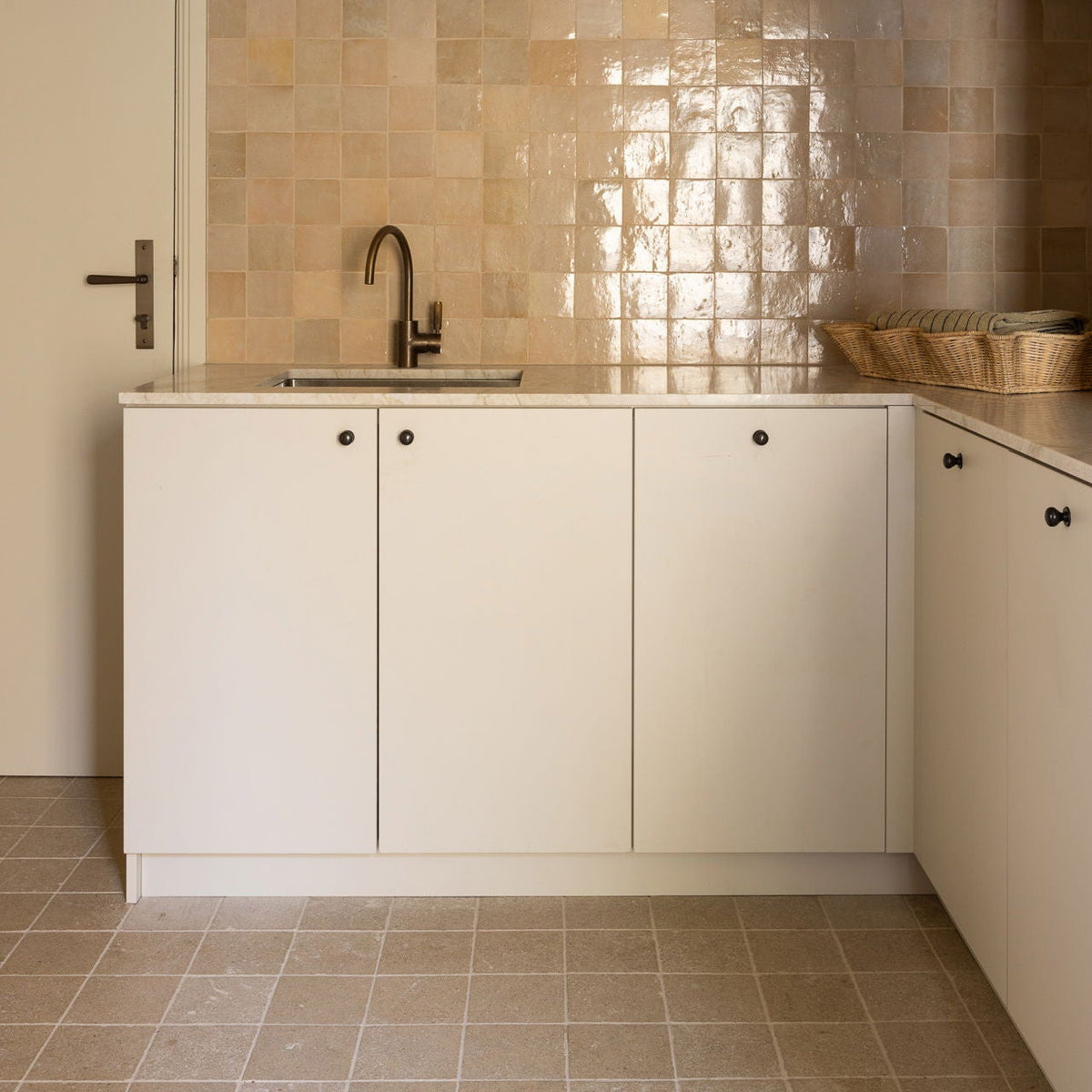 Moroccan Limestone Field Sahara by Tiles of Ezra