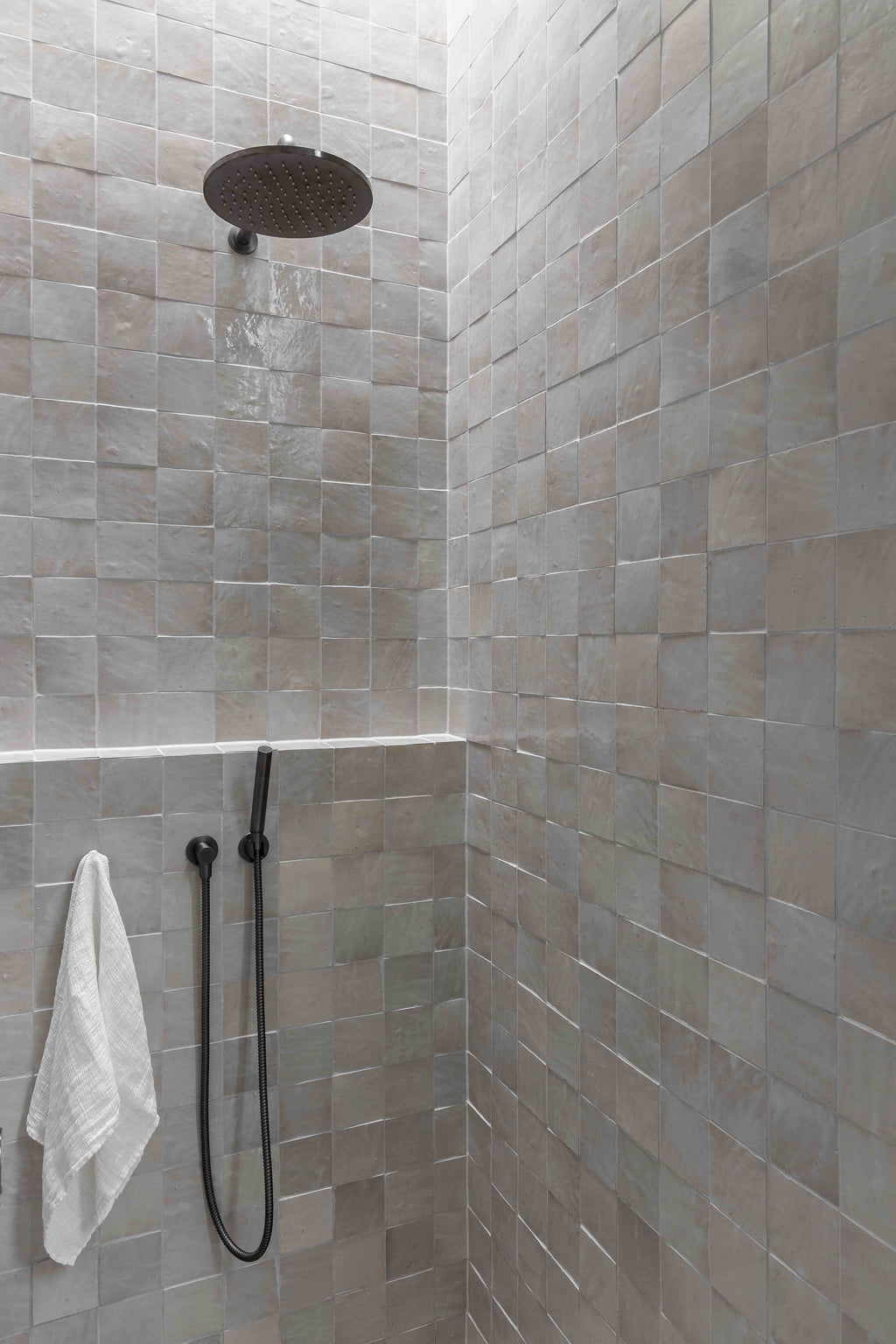 Moroccan Zellige Square Dust by Tiles of Ezra