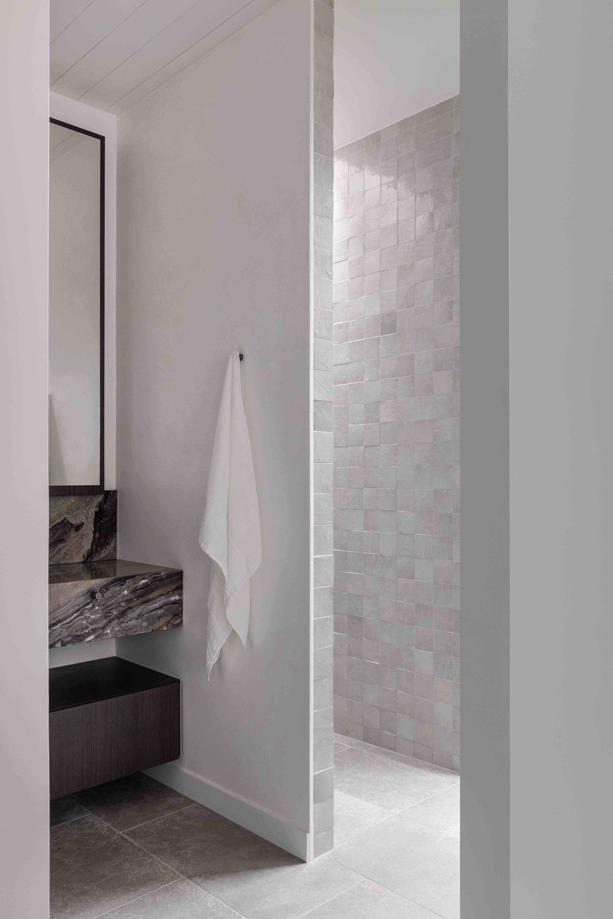 Moroccan Zellige Square Dust by Tiles of Ezra