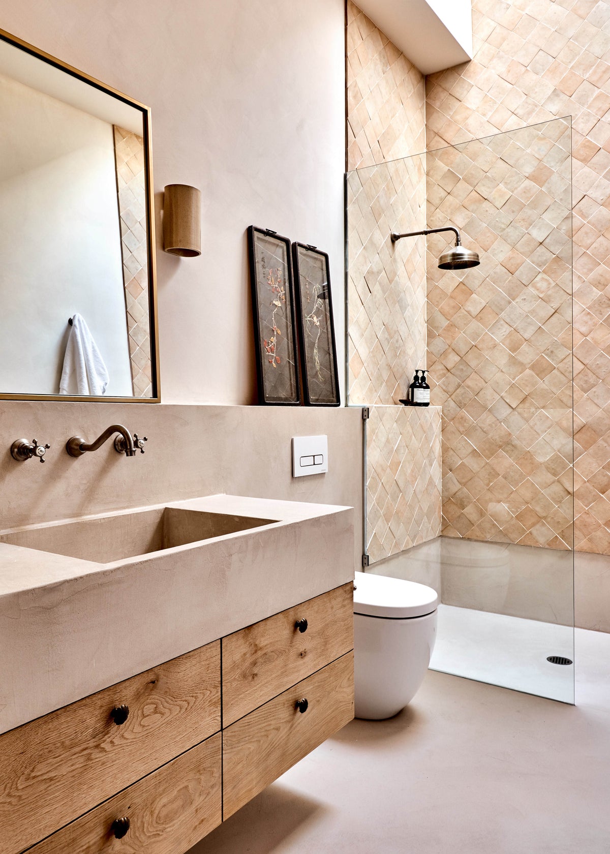 Moroccan Zellige Square Clay by Tiles of Ezra