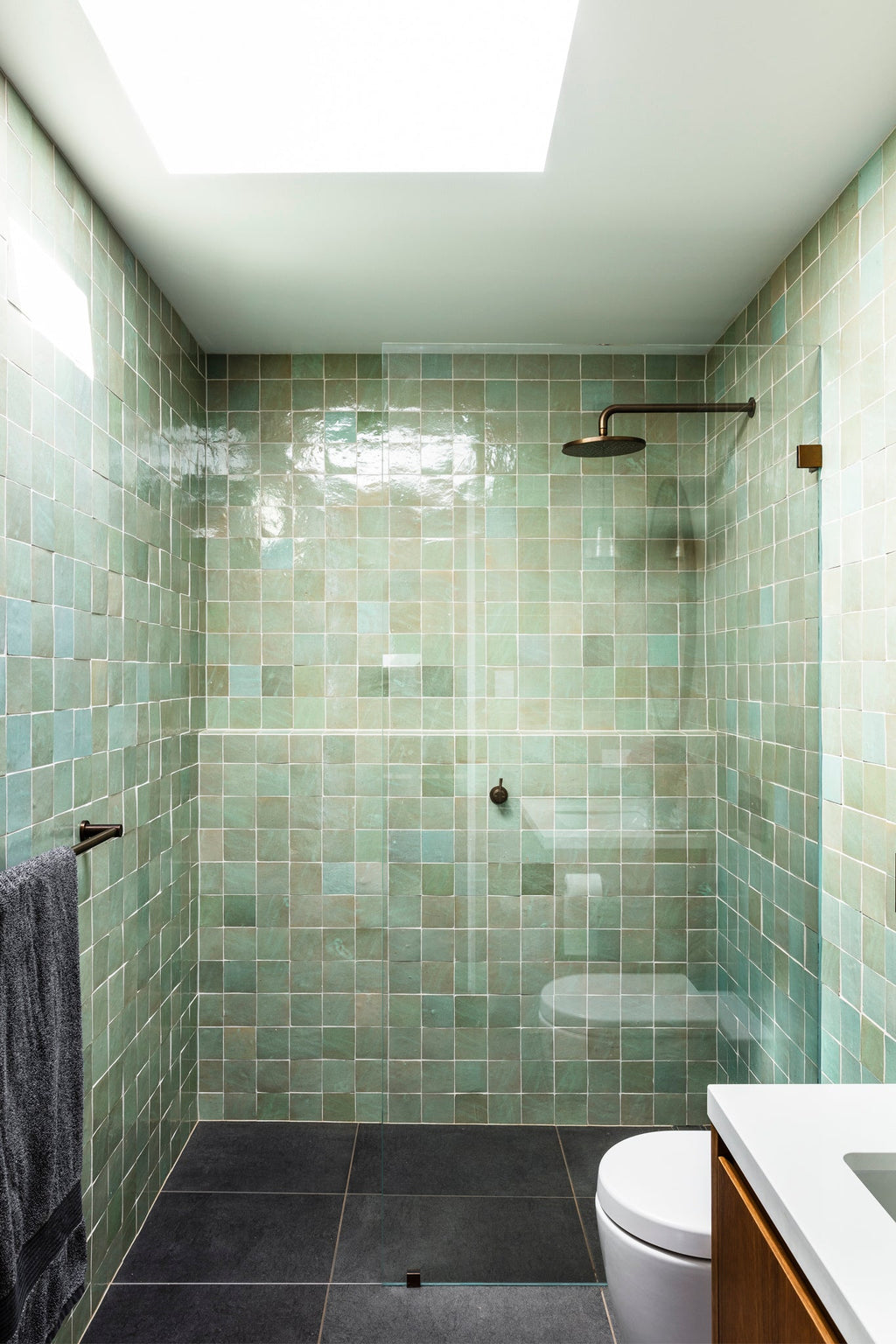 Moroccan Zellige Square Avocado by Tiles of Ezra